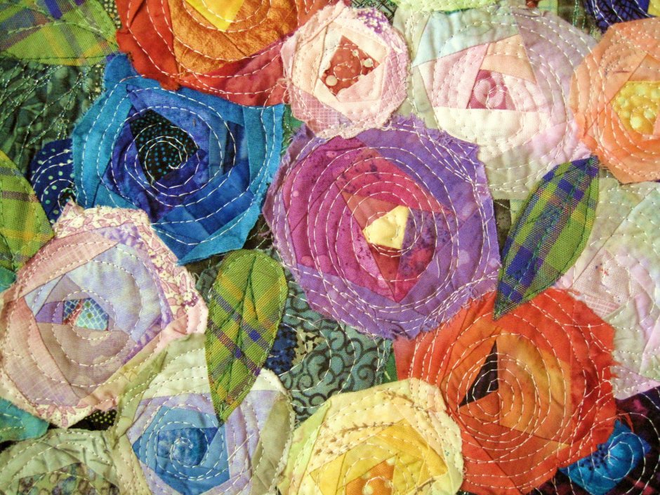 Текстильные цветы