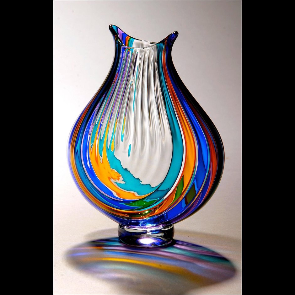 Художественное стекло вазы