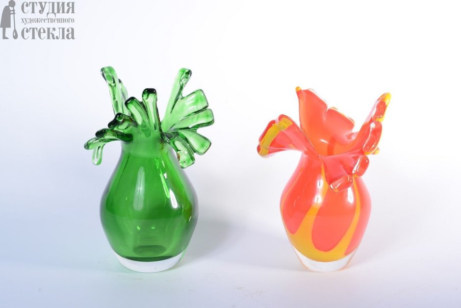 Ваза Мозер хрусталь