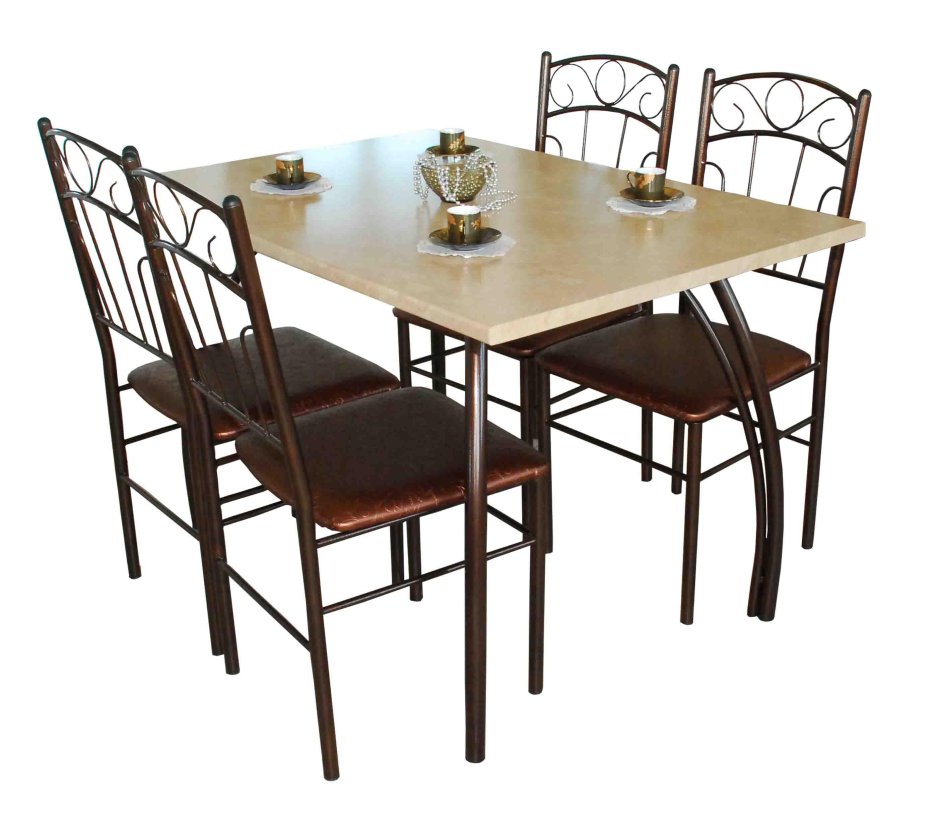 Обеденный комплект "стол Лион ПМ+стулья Кармен"