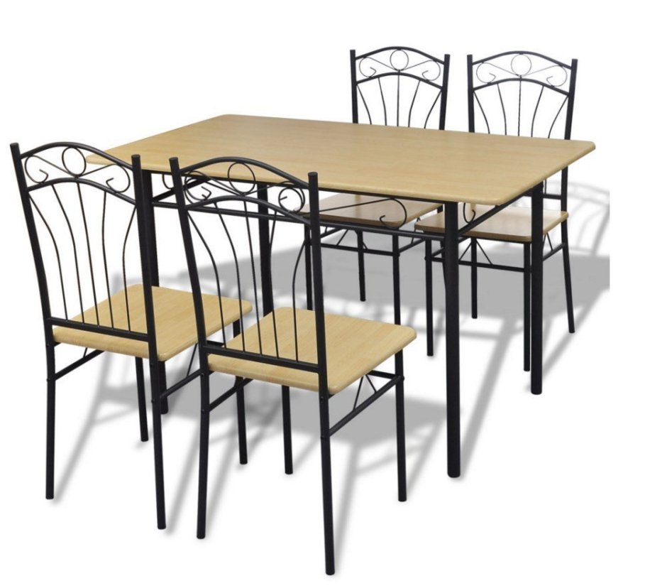 Металлическая мебель для кухни столовой