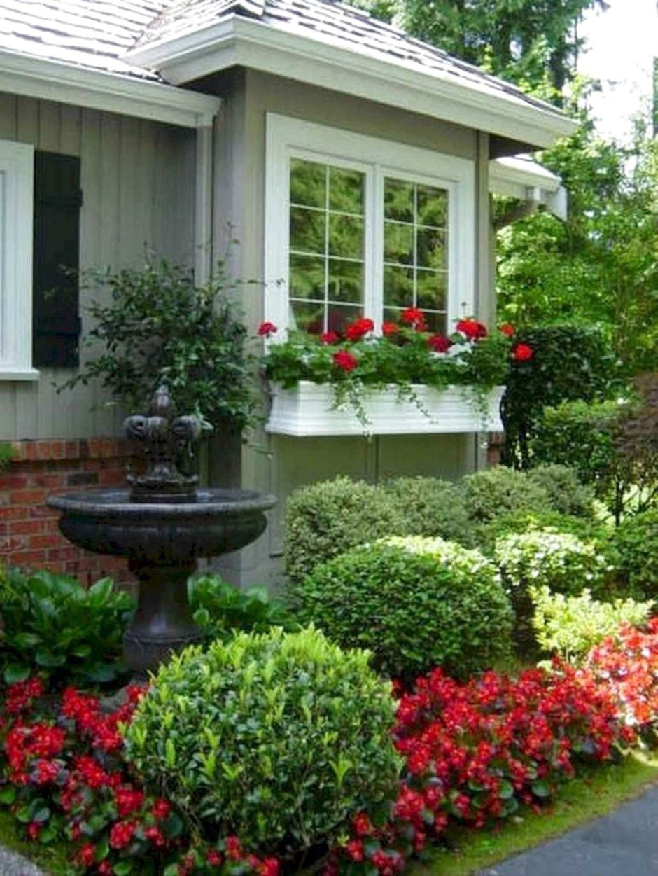 Красивый палисадник