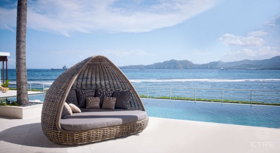 Мебель на пляж из ротанга