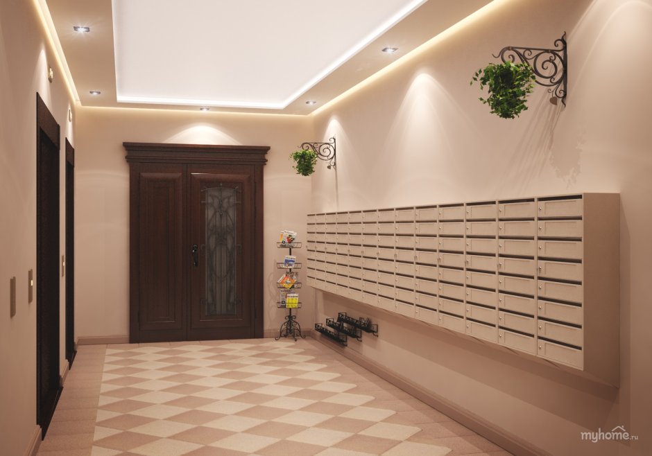 Холл в частном доме