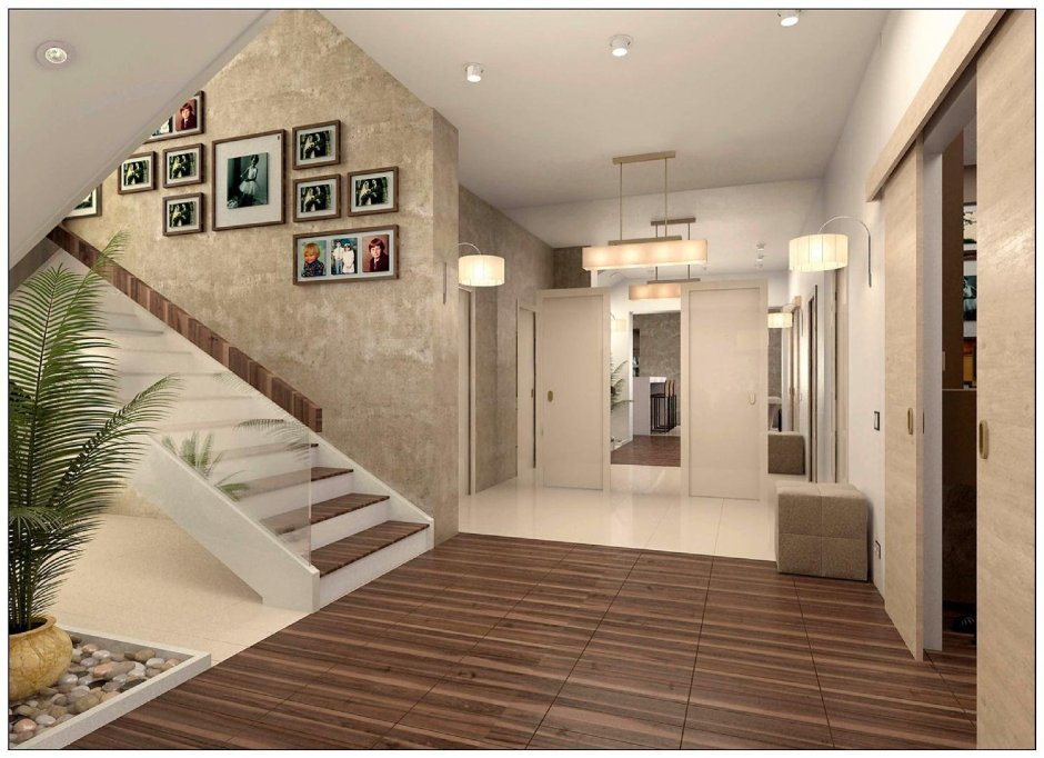 Лестницы в интерьере загородного дома