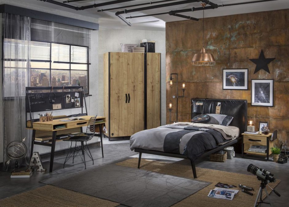 "Стиль лофт 6" комод (ЛДСП)