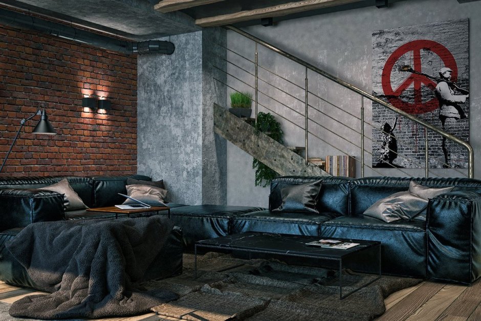 Кухня лофт Индастриал