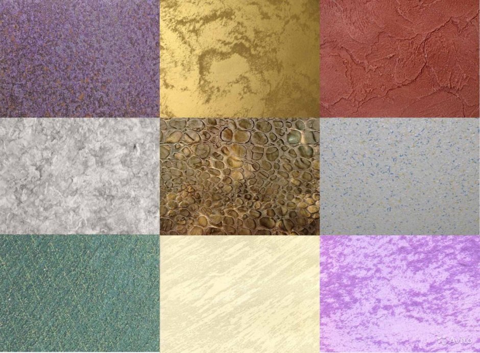 Декоративная штукатурка цвета
