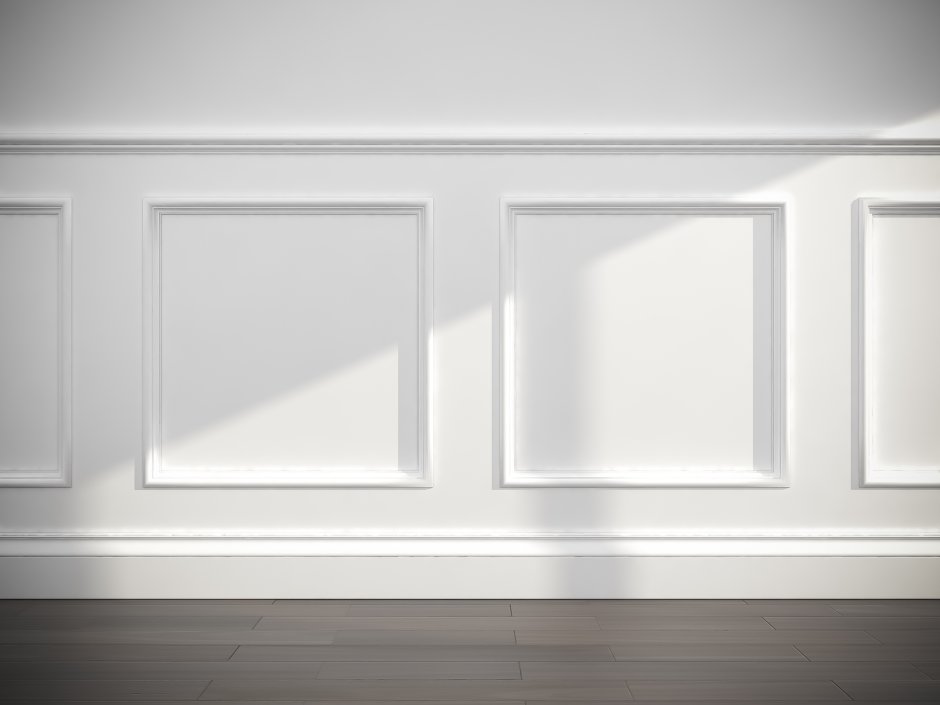 Горизонтальные полосы на стене