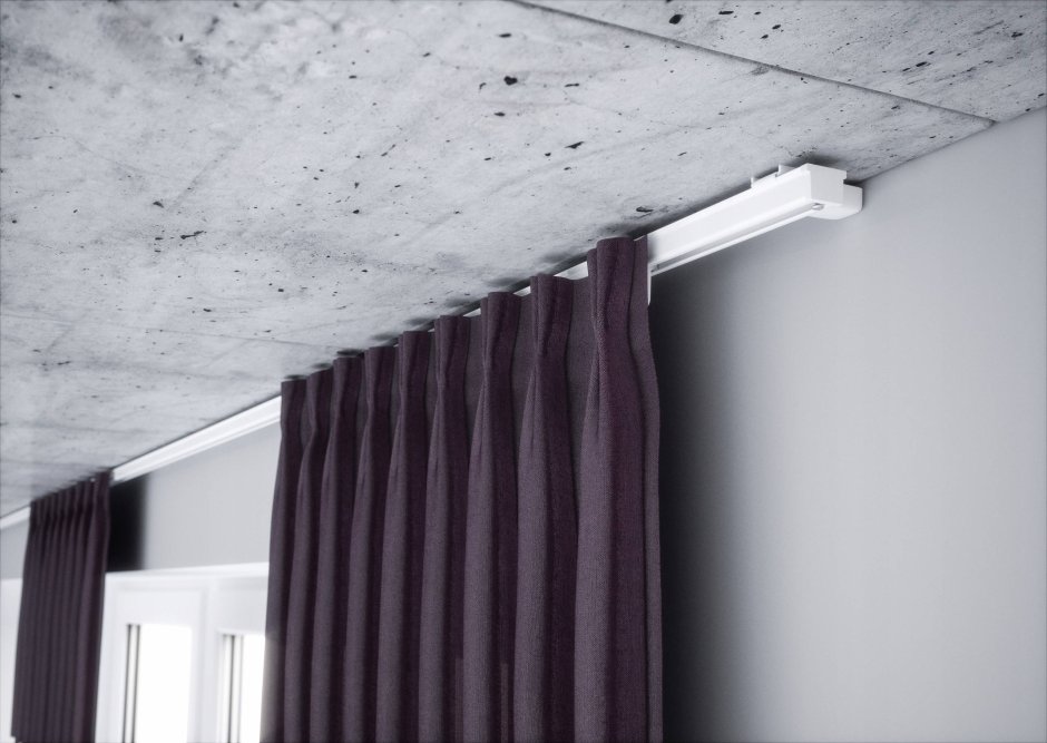 Карниз потолочный 2-х рядный 3м