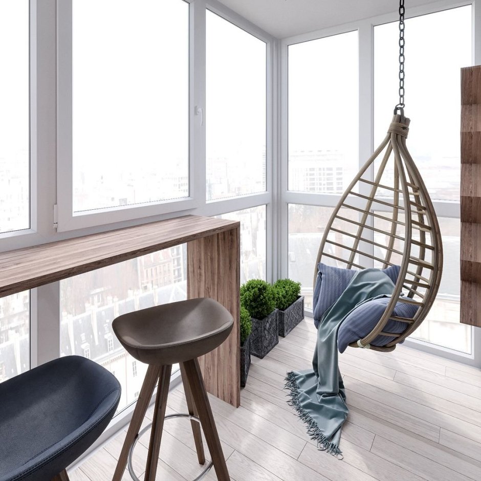 Балкон 2021 интерьер