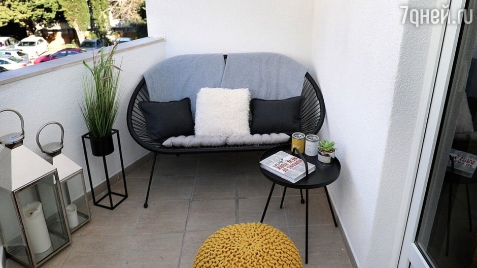 Интерьер балкона