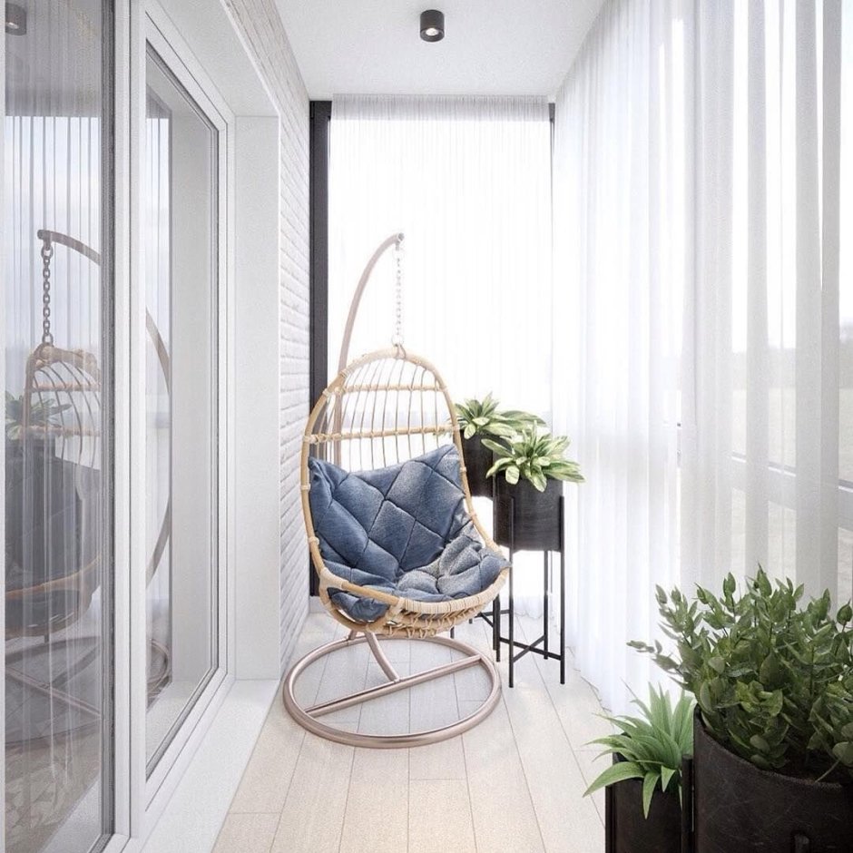 Ротанговая мебель на балкон