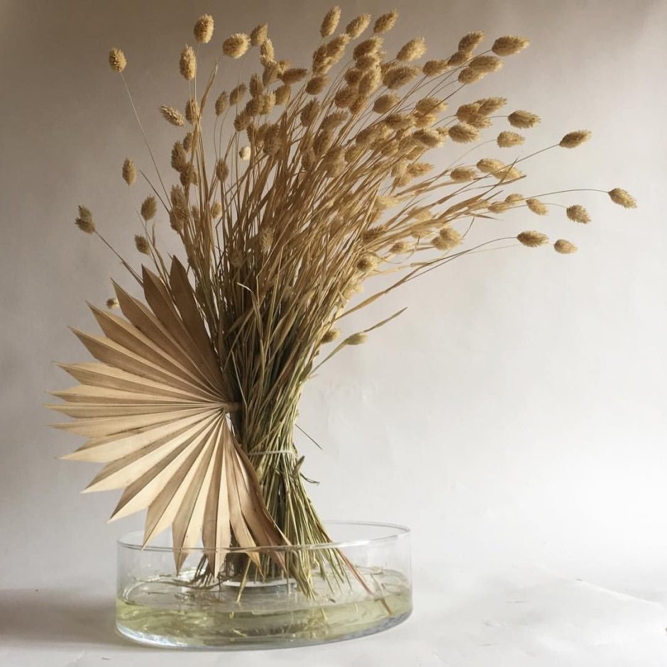 Ваза с хлопком