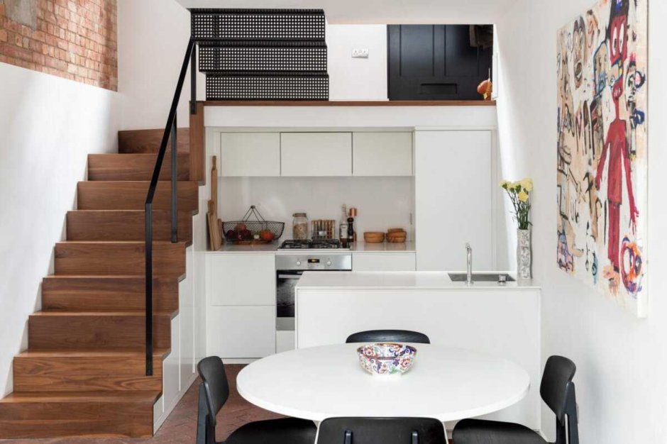 Малогабаритная двухуровневая квартира