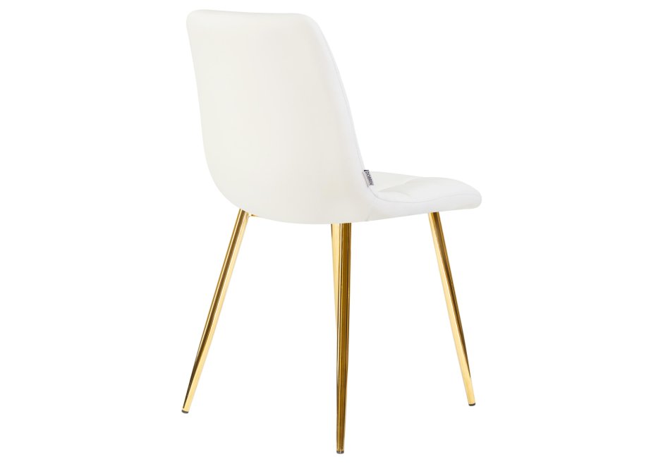 Стул обеденный с золотыми ножками