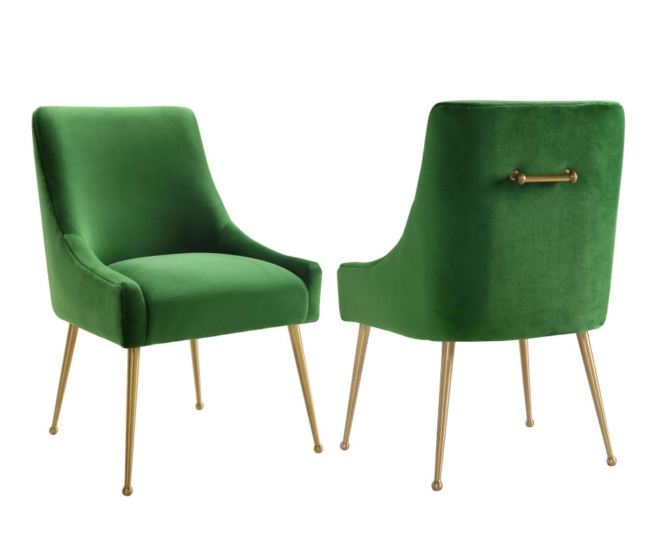 Anzu Green Velvet Dining Chair