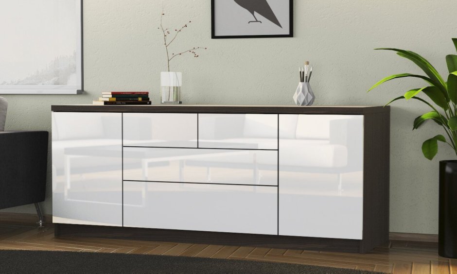 "Шайн 23" глянцевый комод