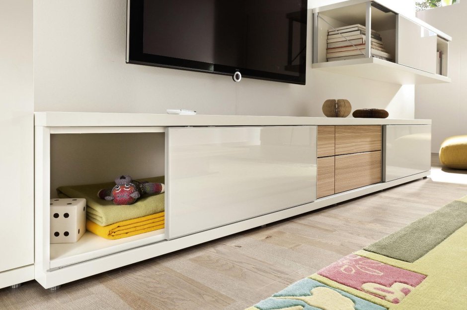 Комод пайнт КДСП белый глянец 202х88х40