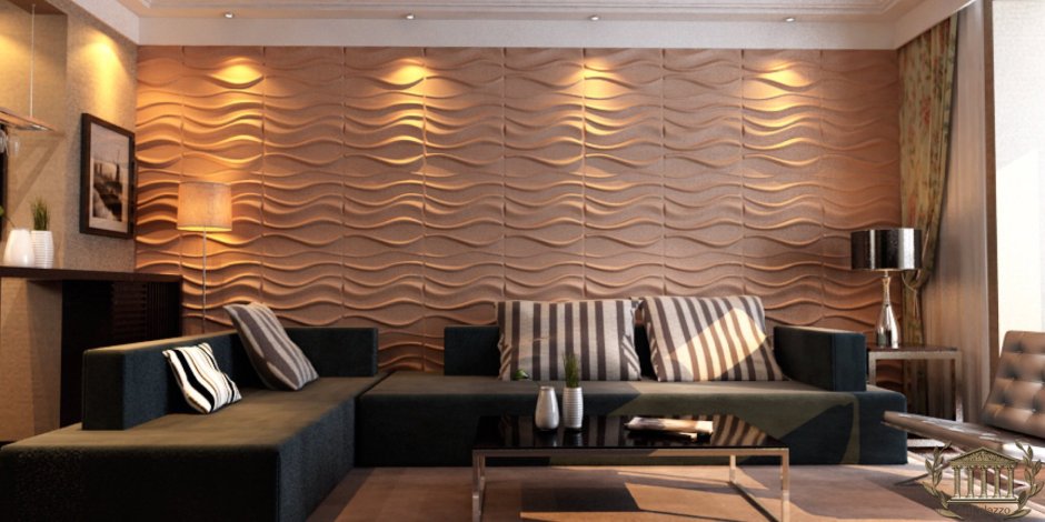 3 Д гипсовая панель Атлантика