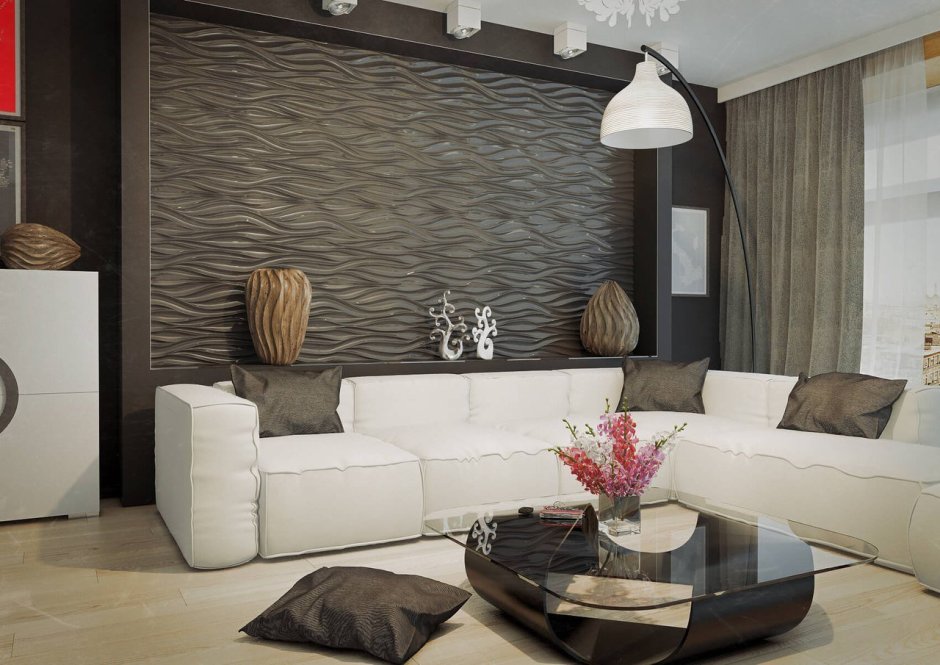 Стеновые панели в гостиную