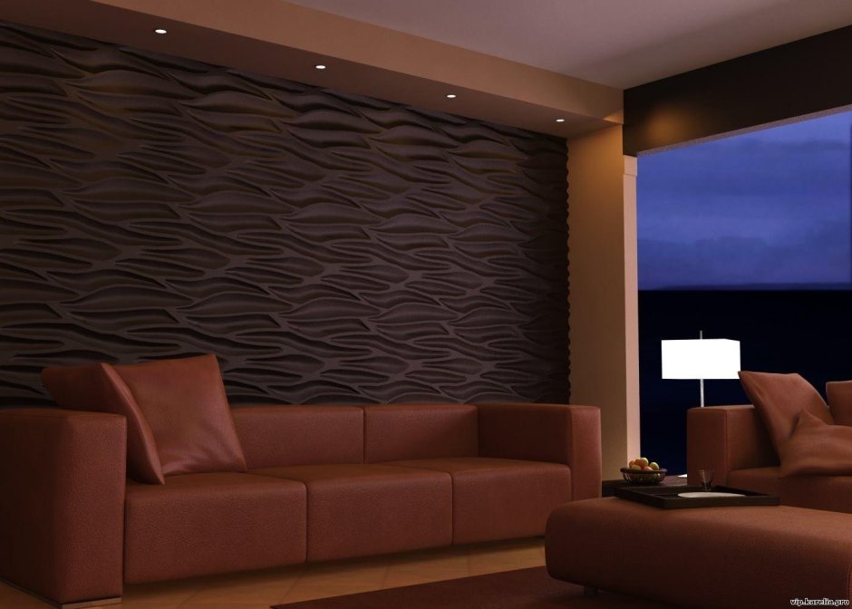 Гипсовые панели под дерево