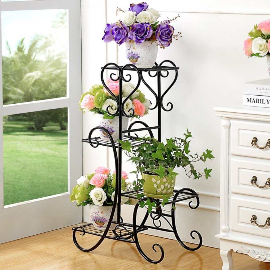 Этажерка Узорная (медь с патиной) 814675995 Инсайт