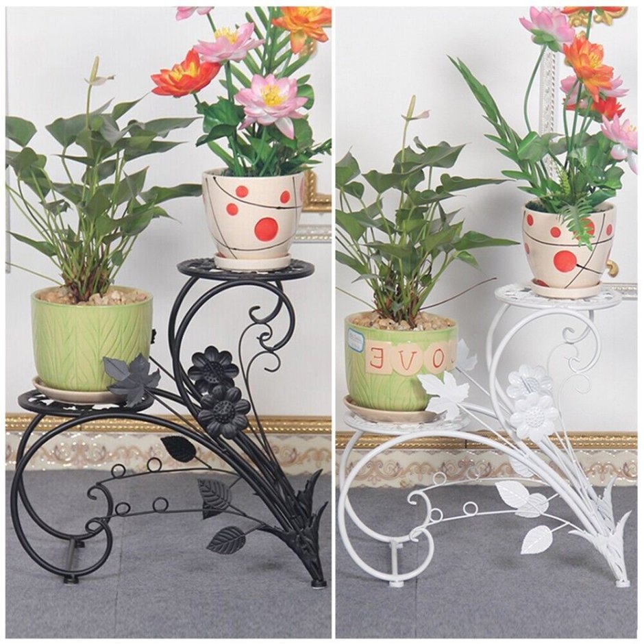 Кованые подставки для цветов