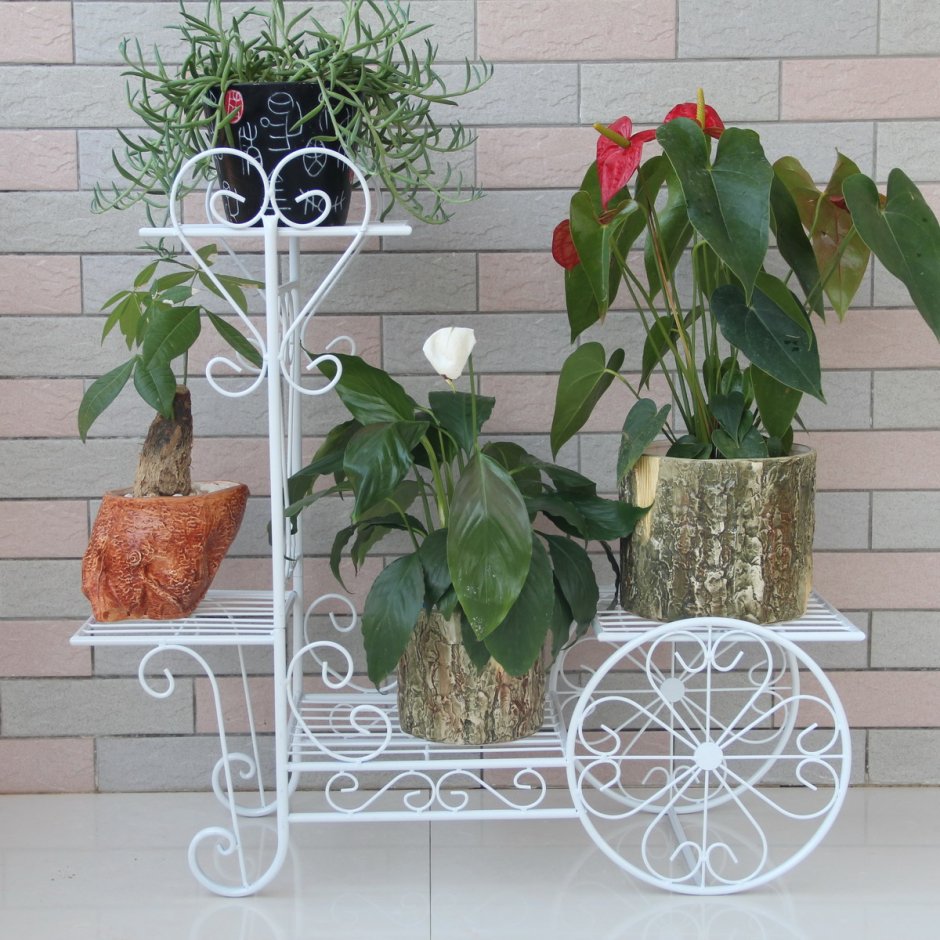 Железные полки для цветов