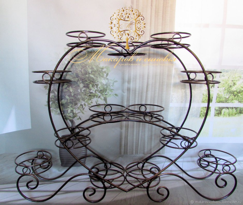 Полочки для цветов на подоконник