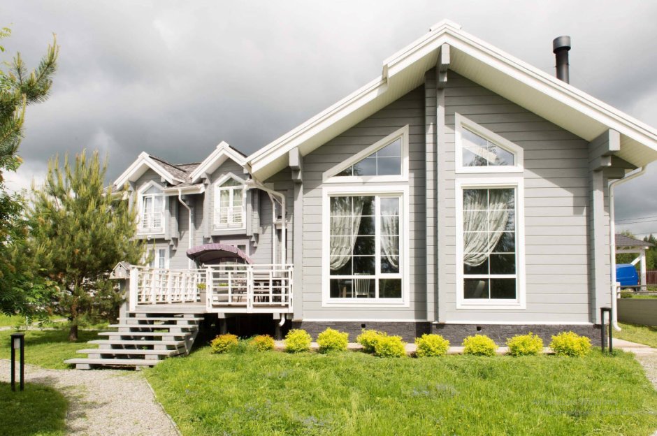 Фасады деревянных домов