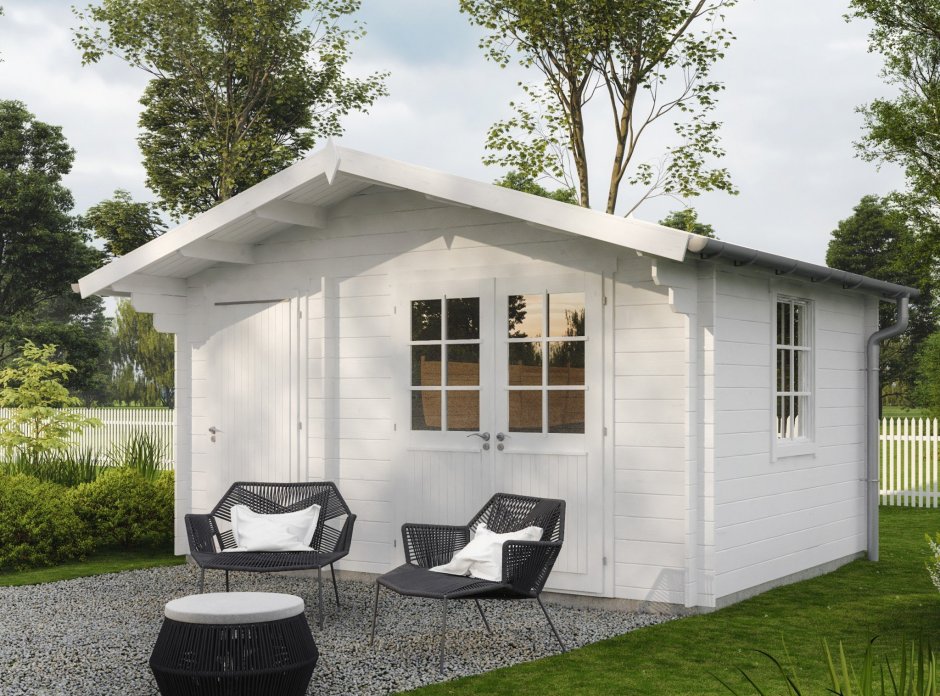 Дом садовый из минибруса 3 на 4