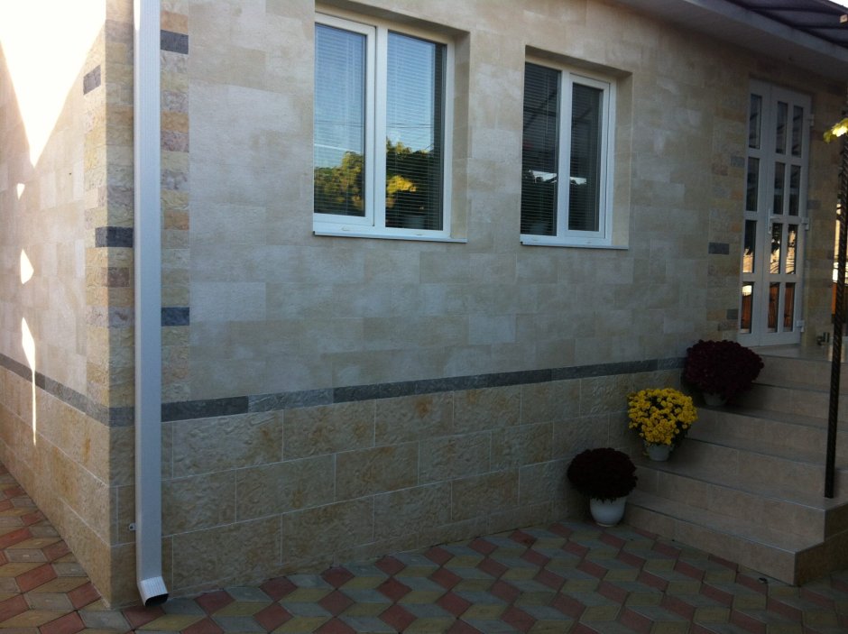 Мягкий камень отделка фасада