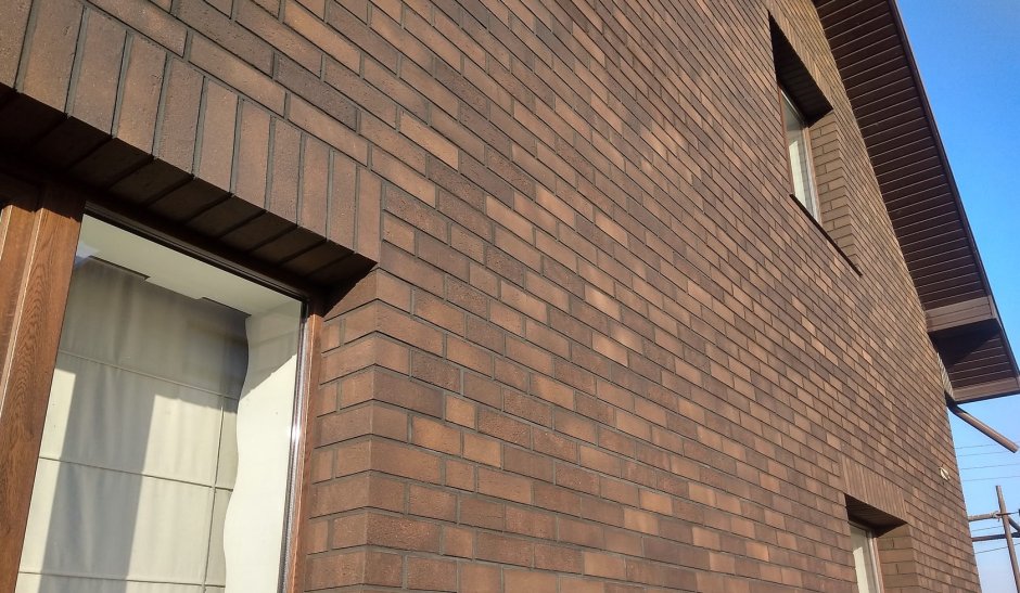 Гибкий клинкер для фасада