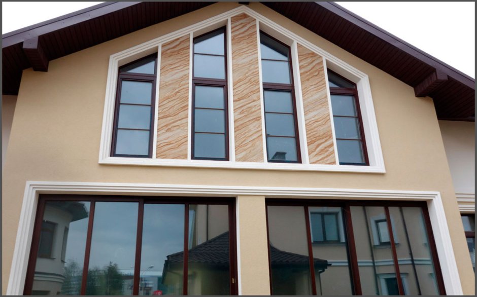 Гибкий камень внешняя отделка