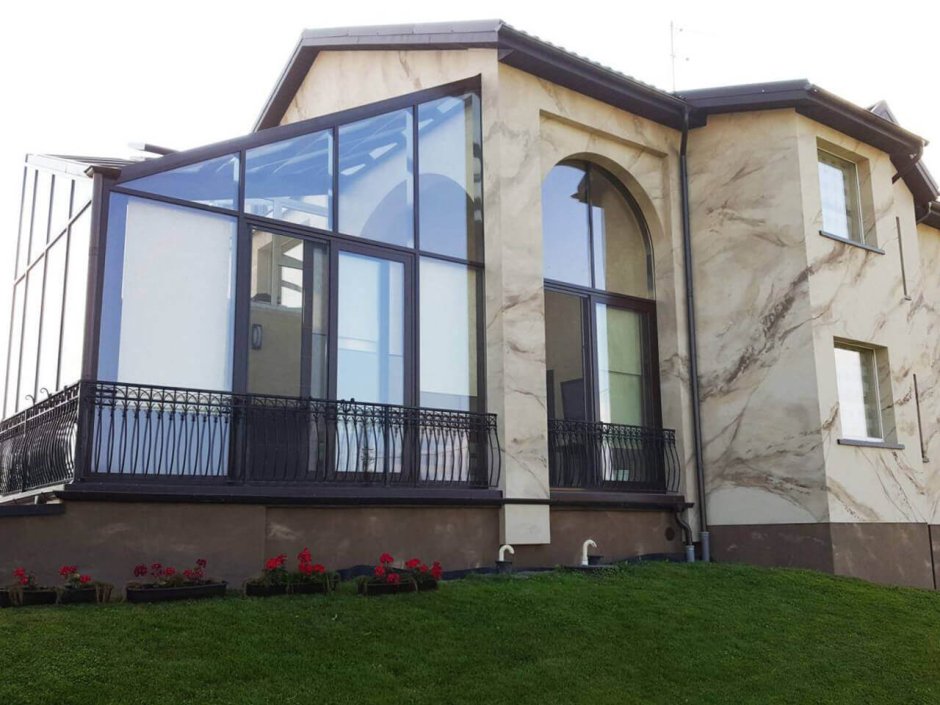 Гибкий камень для фасада