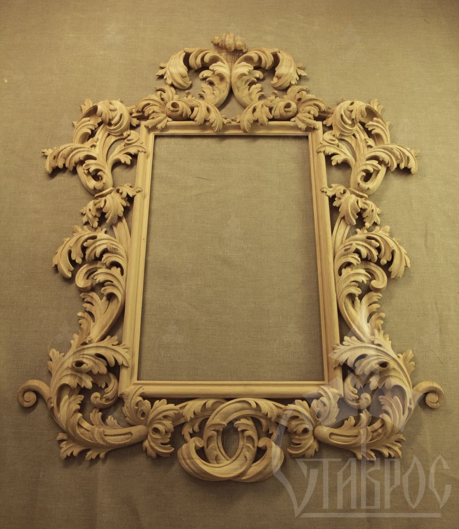 Резьба по дереву зеркало