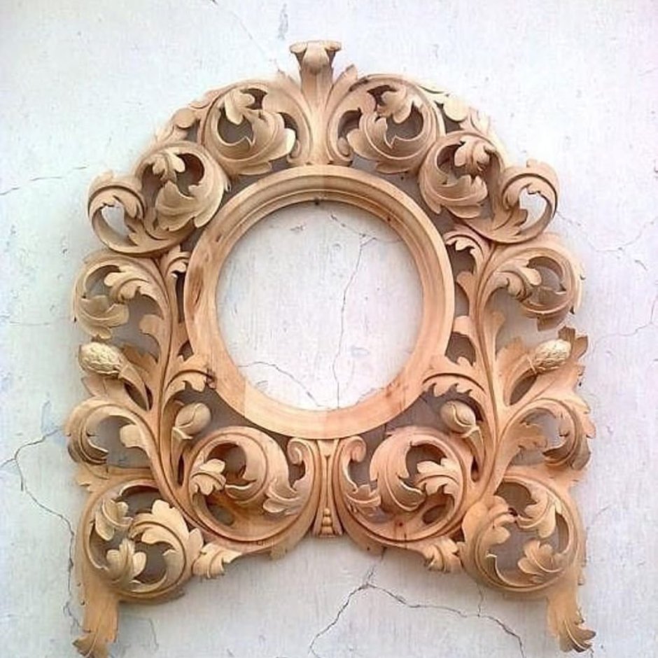 Резьба Барокко Леонардо Мишель зеркала