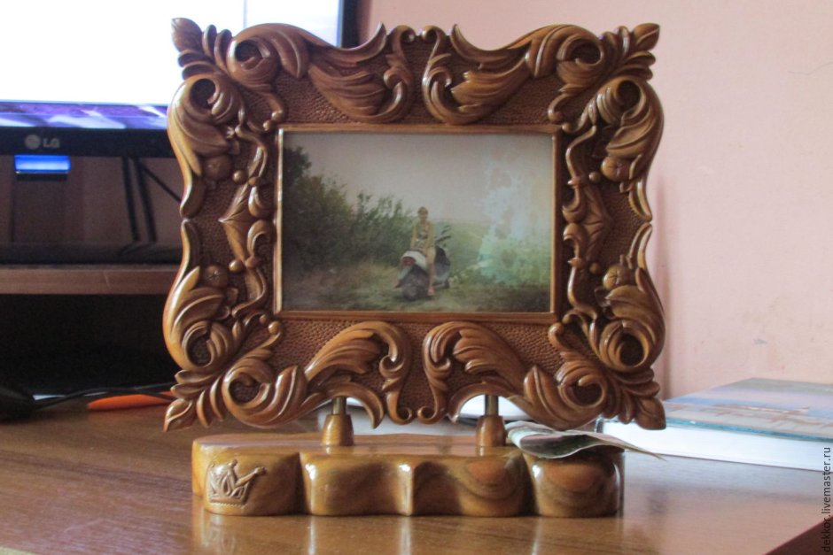 Резные рамки для фотографий из дерева
