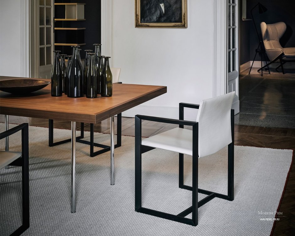 Обеденный стол круглый с мраморной столешницей 100 см "Гаранян"