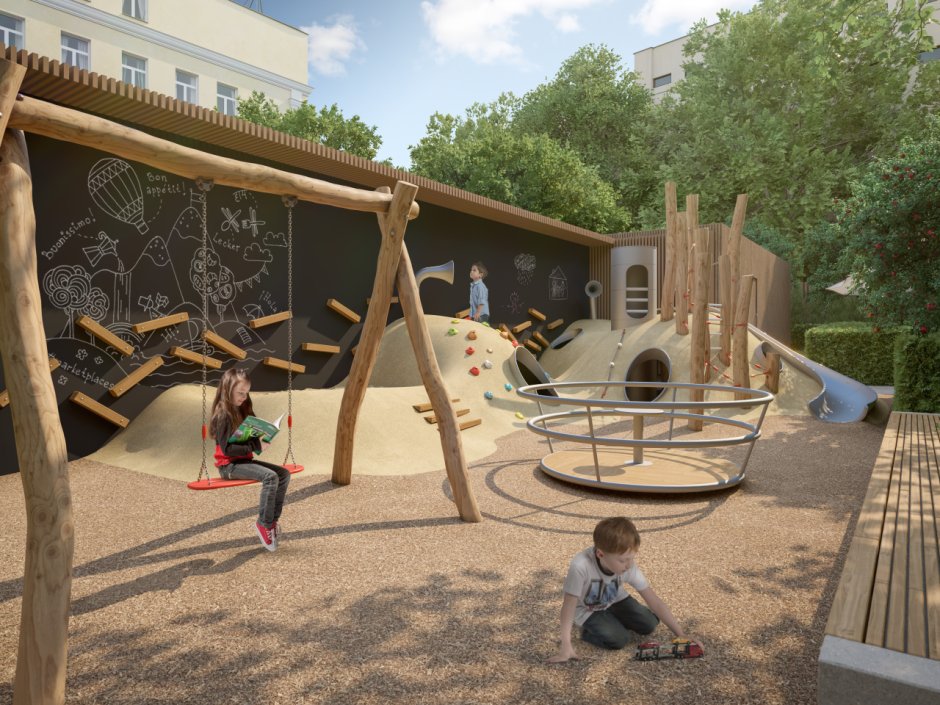 Малая Ордынка 19 детская площадка