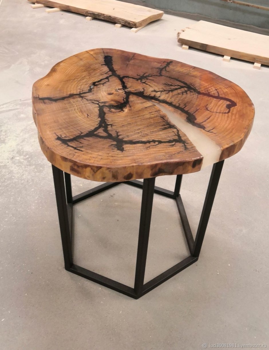 Organic Teak Stump Stool