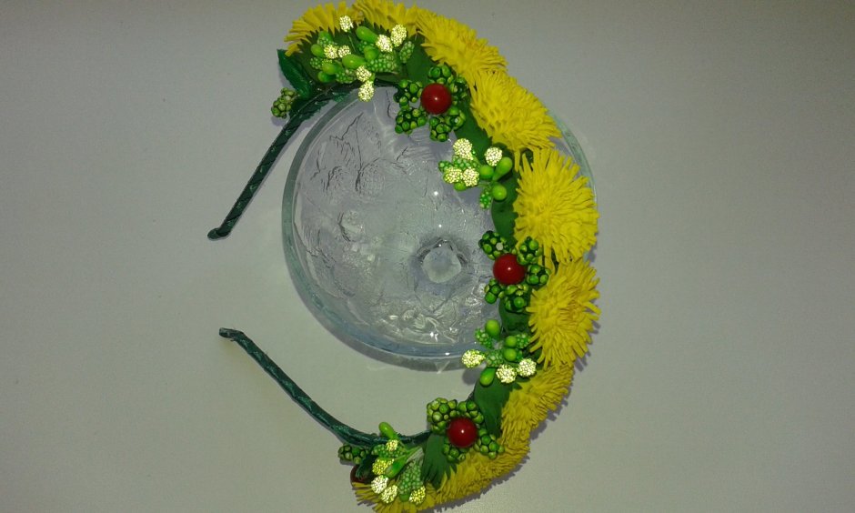 Одуванчик из фоамирана мастер класс