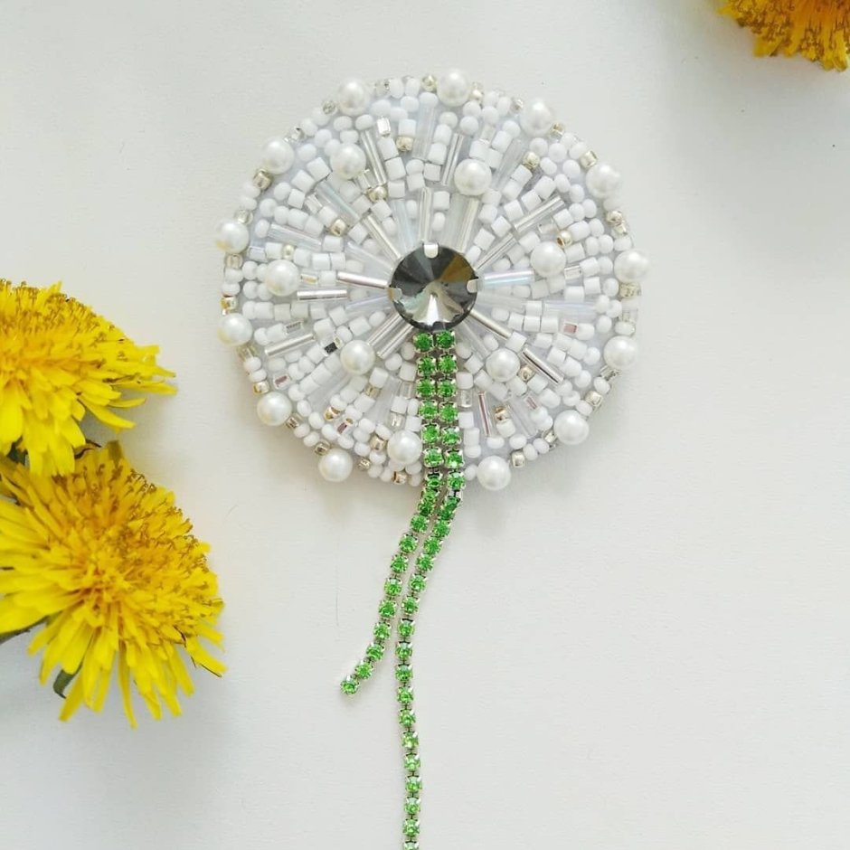 Одуванчик из пластиковых бутылок