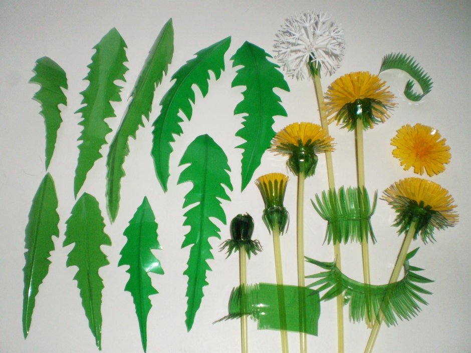 Аппликация одуванчик