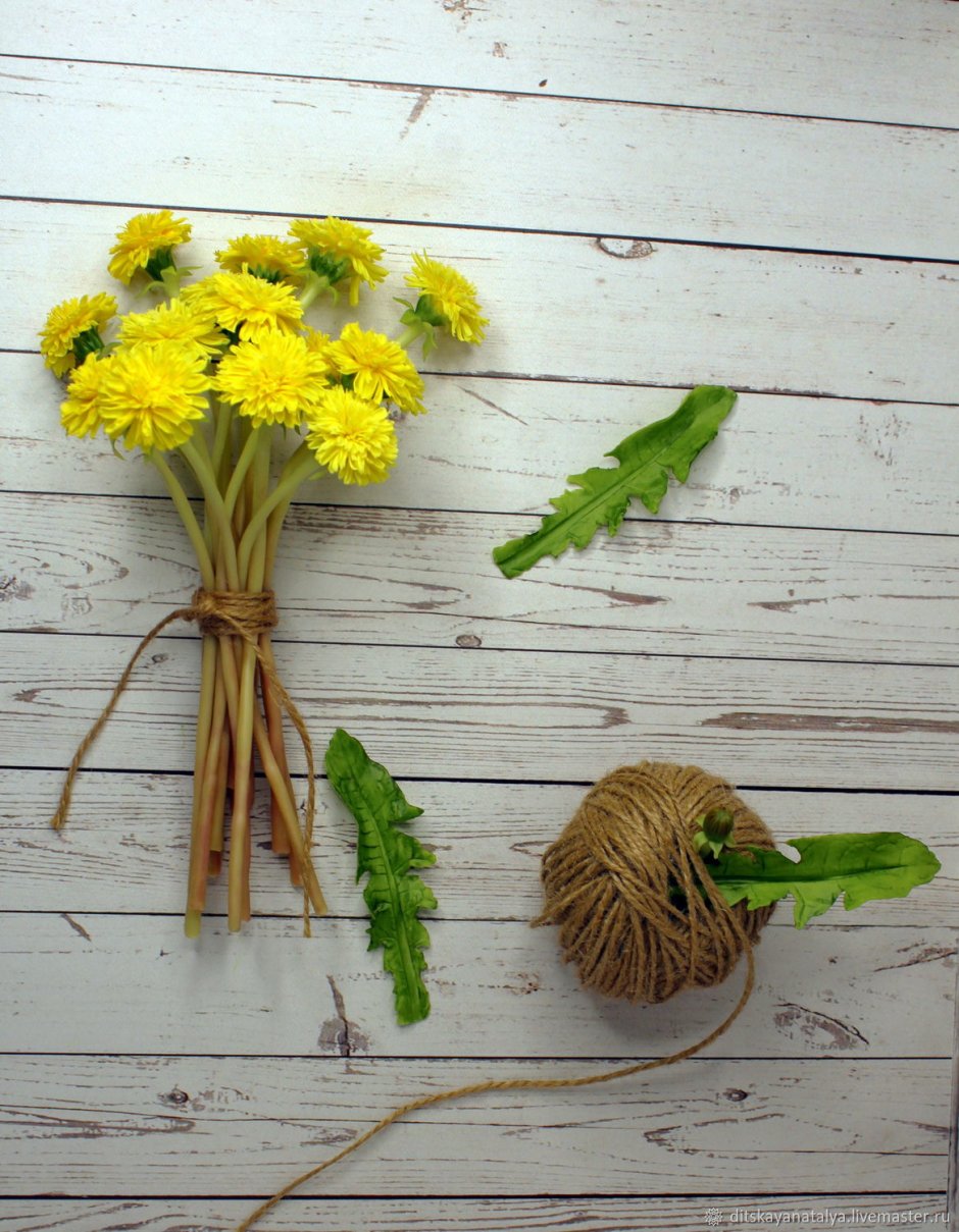 Букет из одуванчиков своими руками