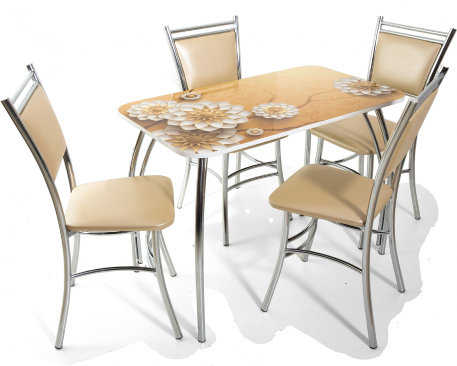 Стол Лилия хром (Бител)