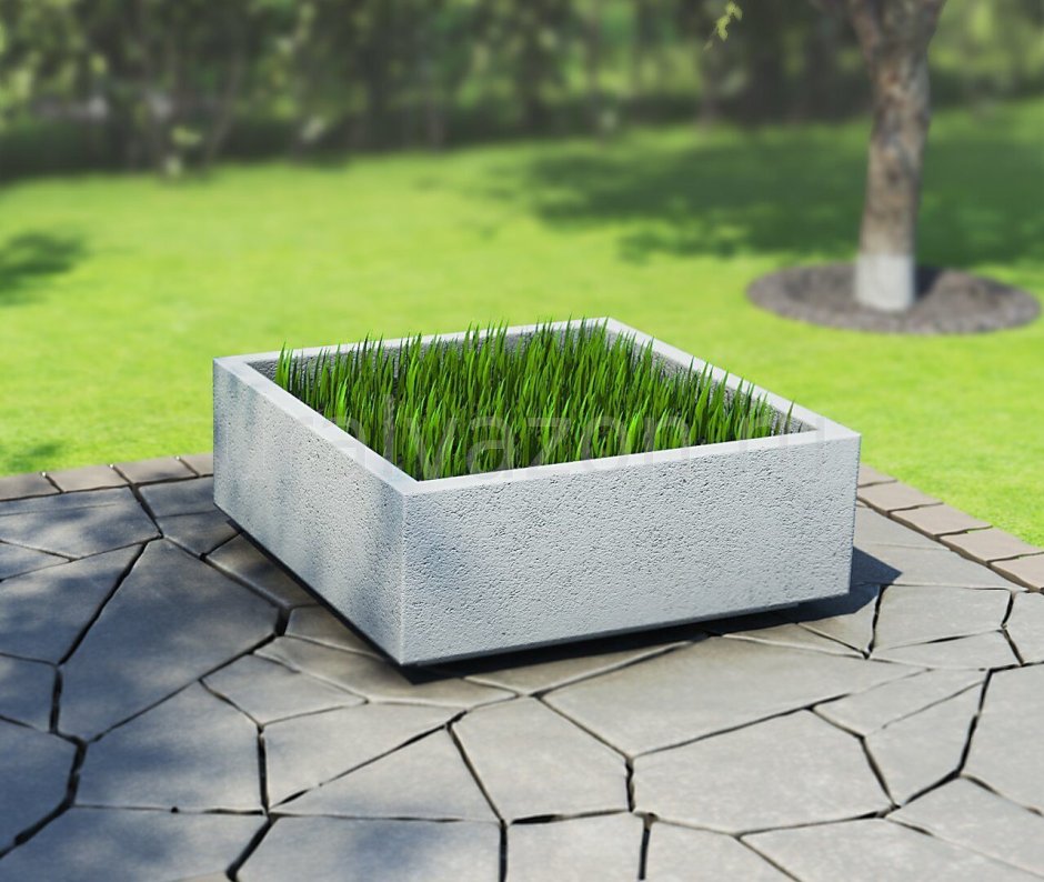 Клумба башмак