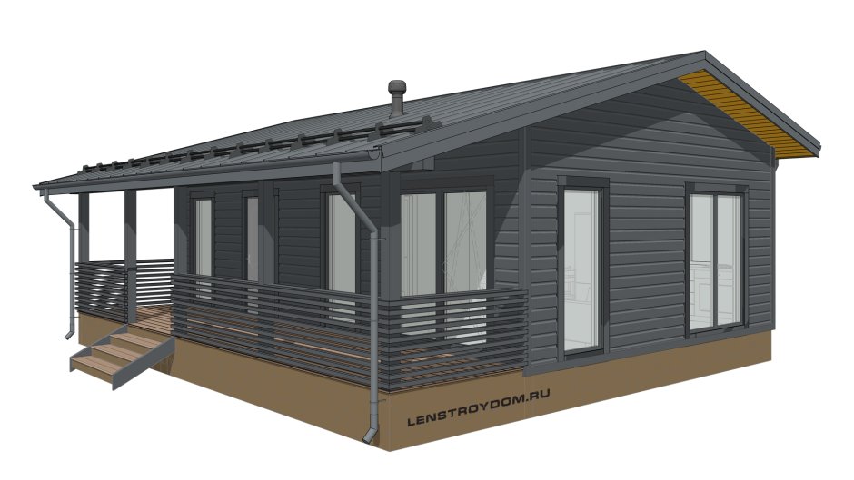 Сканди мини Блэк ЛЕНСТРОЙДОМ проект