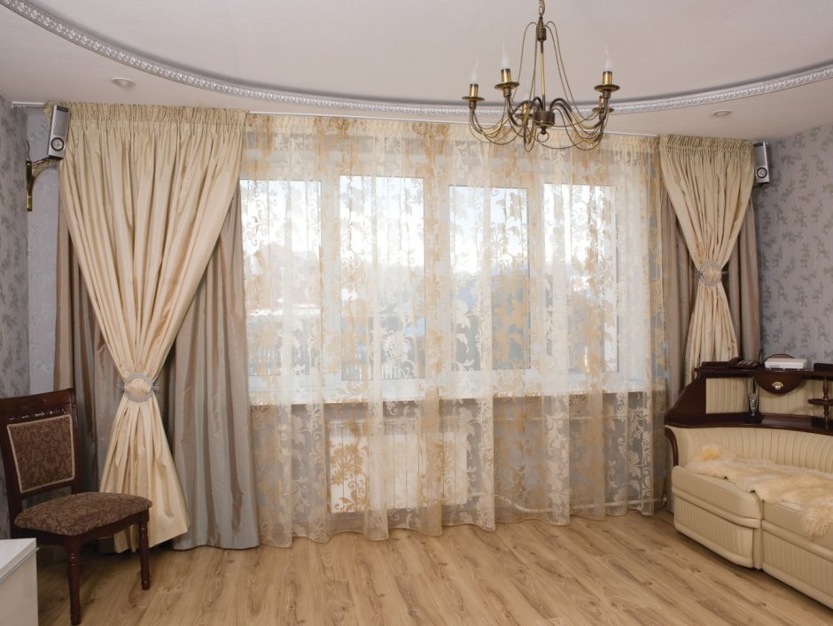 Красивая тюль в гостиную